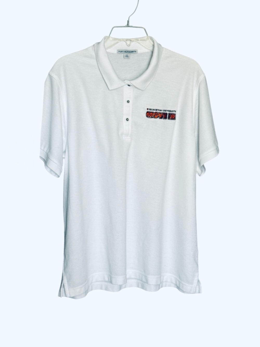 Princeton University Polo Shirt With Embroidered Logo
